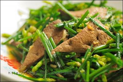 วิธีทำ ดอกกุยช่ายผัดตับหมู เมนูอาหารไทยง่ายๆ